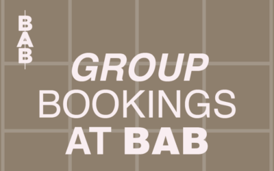 Group bookings at BAB